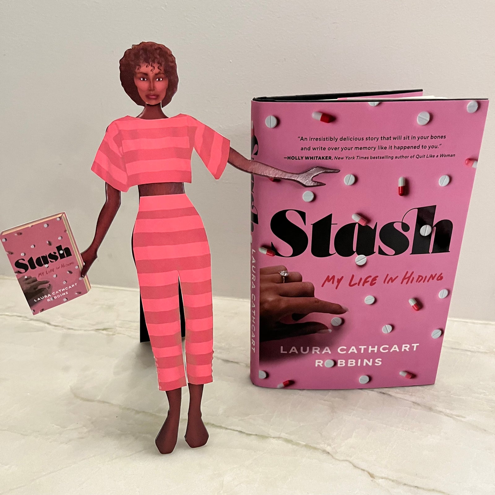 Cute Paper Doll With Book