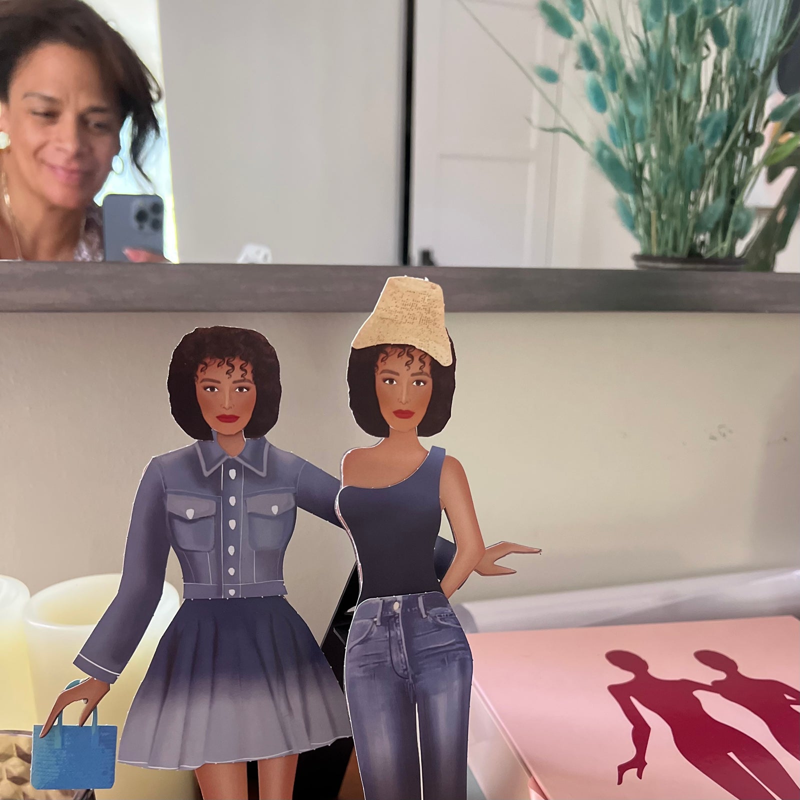 Custom made paper doll gift